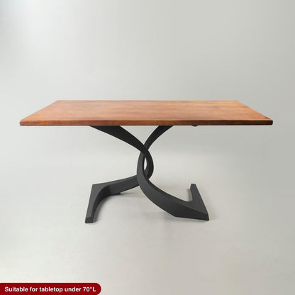 Table Base 315 Mamba 28" H Large Metal Pedestals