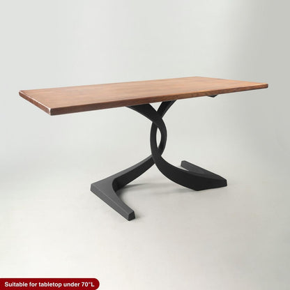 Table Base 315 Mamba 28" H Large Metal Pedestals