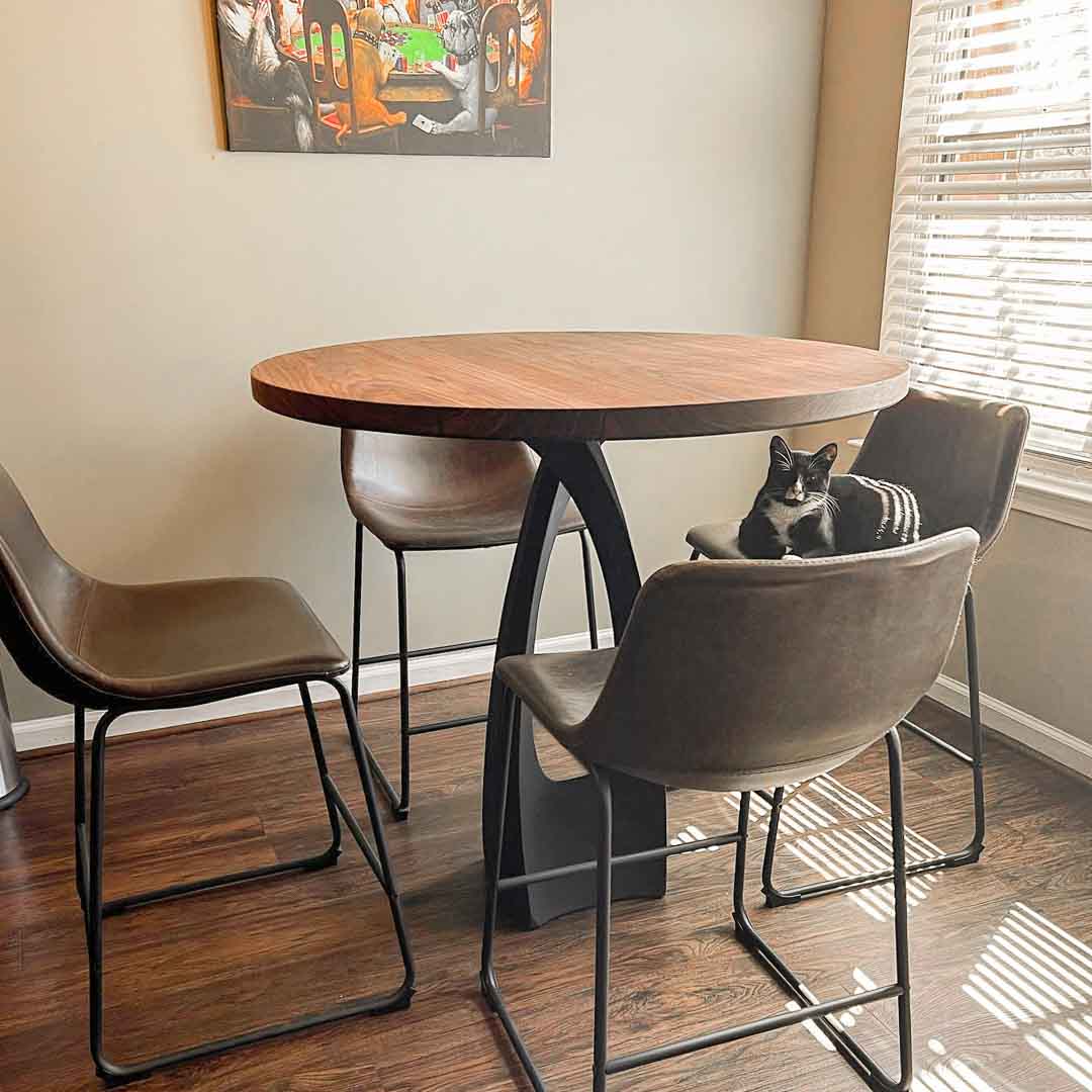 Counter Table Base 615 Tulipe 36" H Mid-Century Modern Furniture