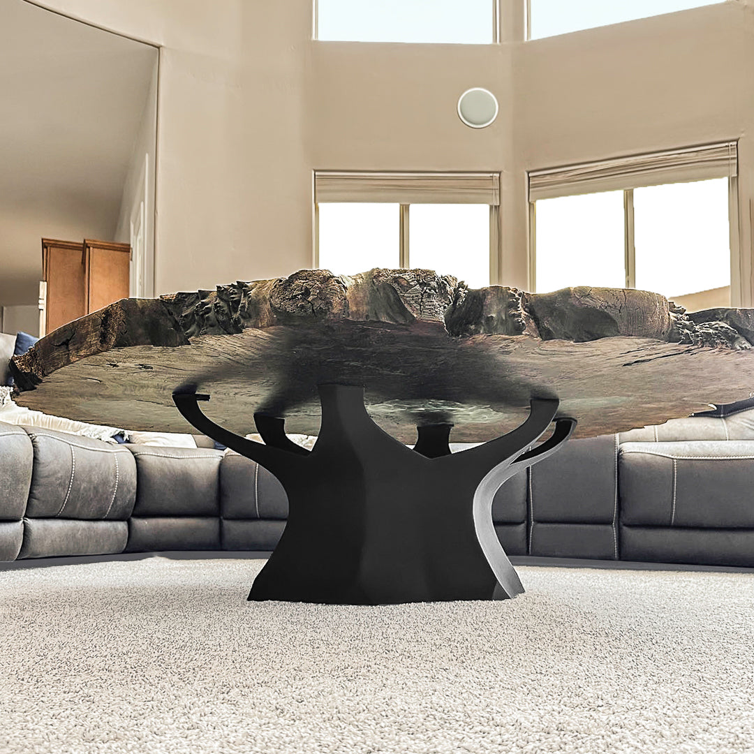 Coffee Table Base 215/229 Namu 16.5" H Metal Handmade Furniture