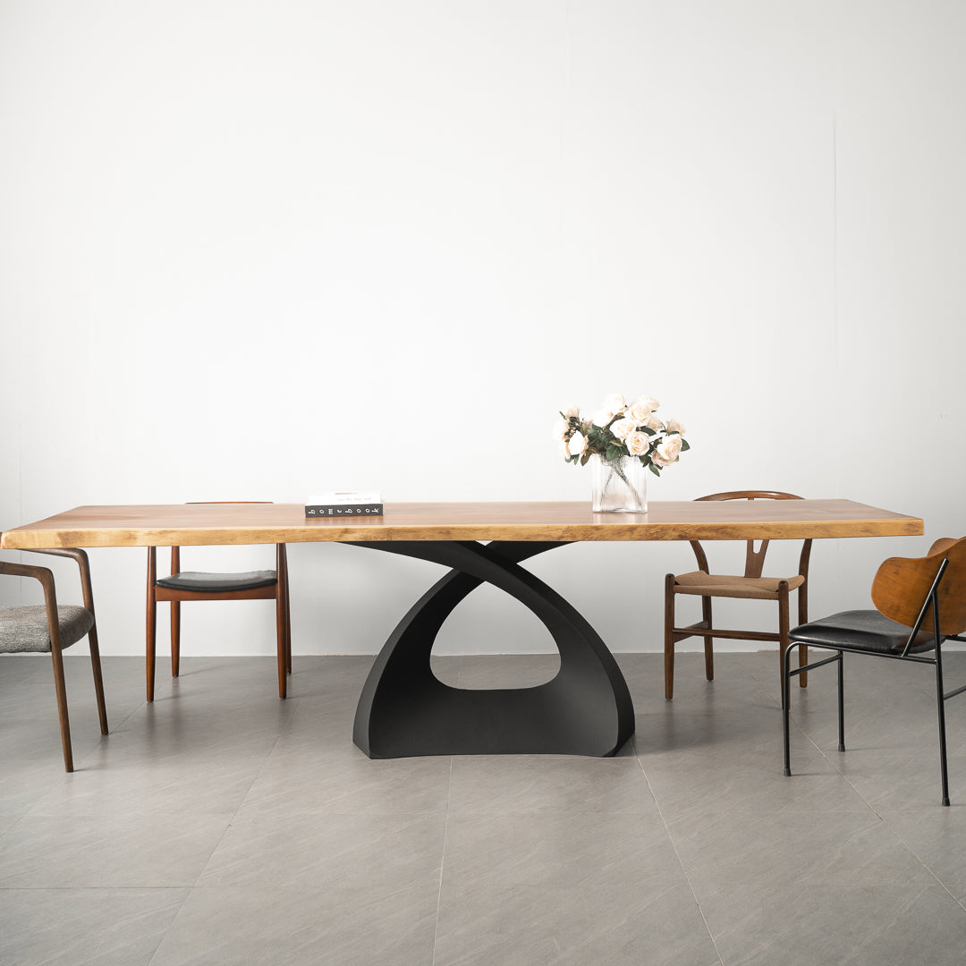 307 Tulipe 28" H Industrial Metal Table Base