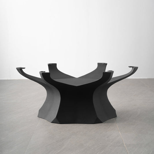 Coffee Table Base 215/229 Namu 16.5" H Metal Handmade Furniture