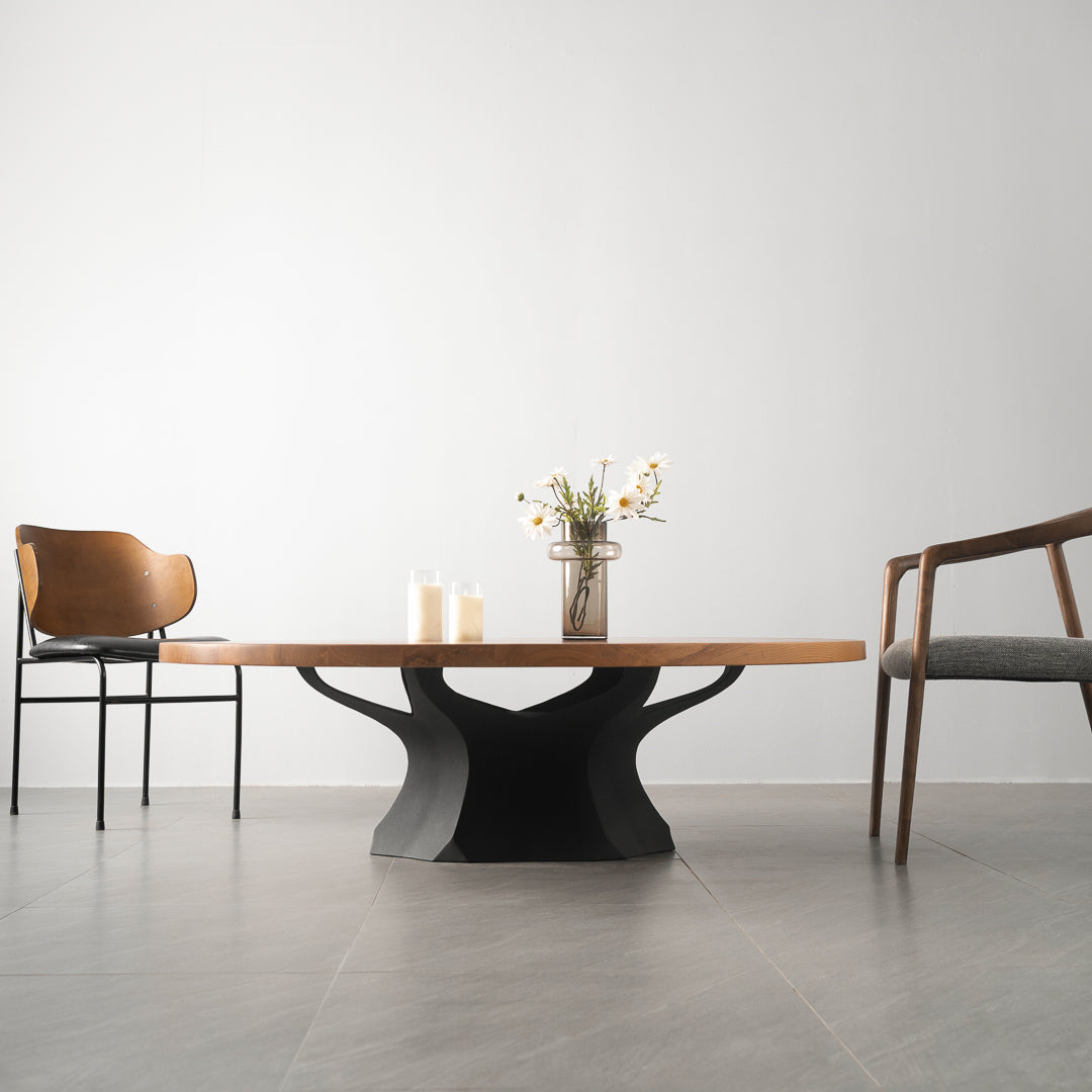 Coffee Table Base 215/229 Namu 16.5" H Metal Handmade Furniture