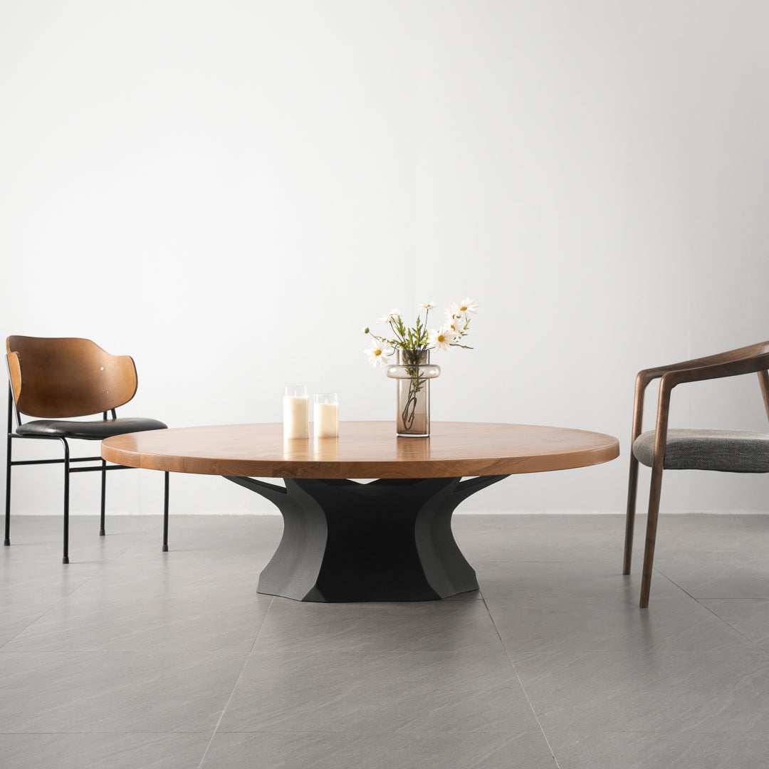 Coffee Table Base 215/229 Namu 16.5" H Metal Handmade Furniture