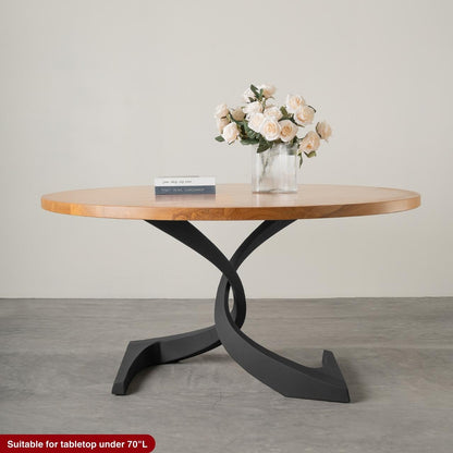 Table Base 315 Mamba 28" H Large Metal Pedestals