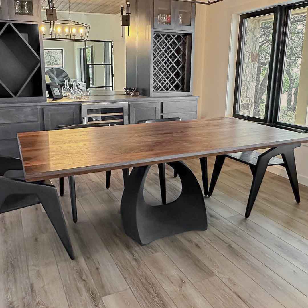 307 Tulipe 28" H Industrial Metal Table Base