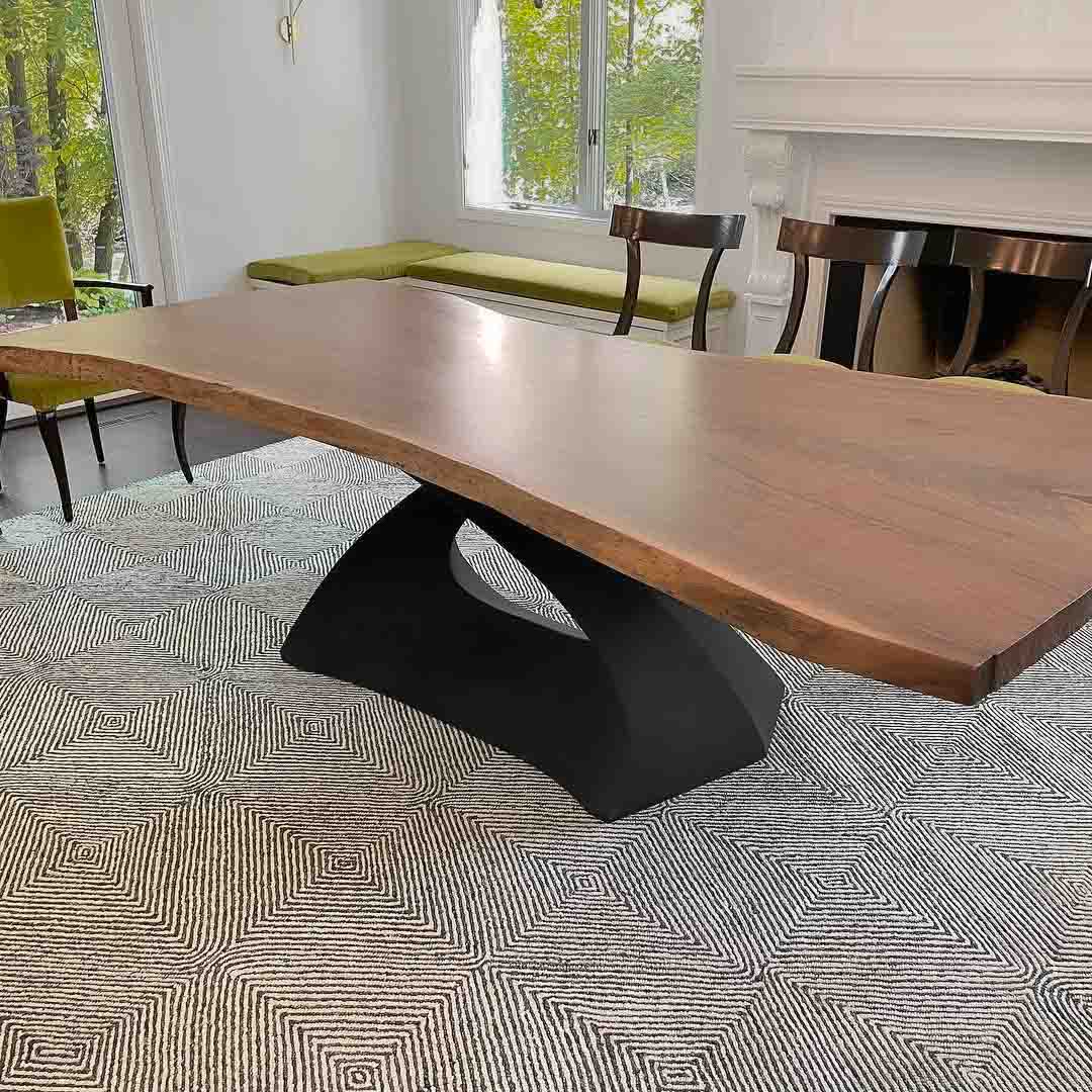 307 Tulipe 28" H Industrial Metal Table Base