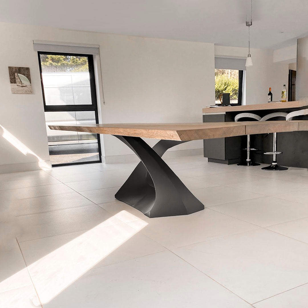 307 Tulipe 28" H Industrial Metal Table Base