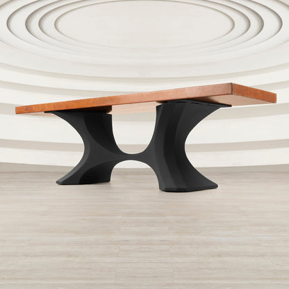 Coffee Table Base 208 Haru 16" H Handmade Furniture with Contemporary Style