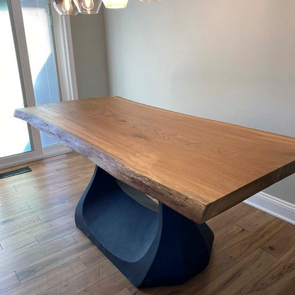 Dining Table Base 302 Uilani 28" H Metal Heavy-Duty Pedestal Stand