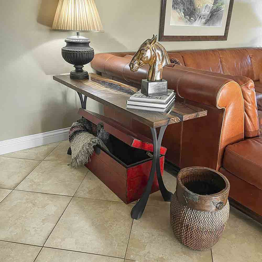 Console Table Legs 209 Xeni 28.3" H Handmade Design for Woodworking