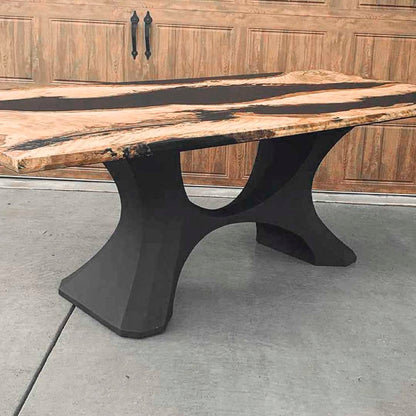 Coffee Table Base 208 Haru 16" H Handmade Furniture with Contemporary Style