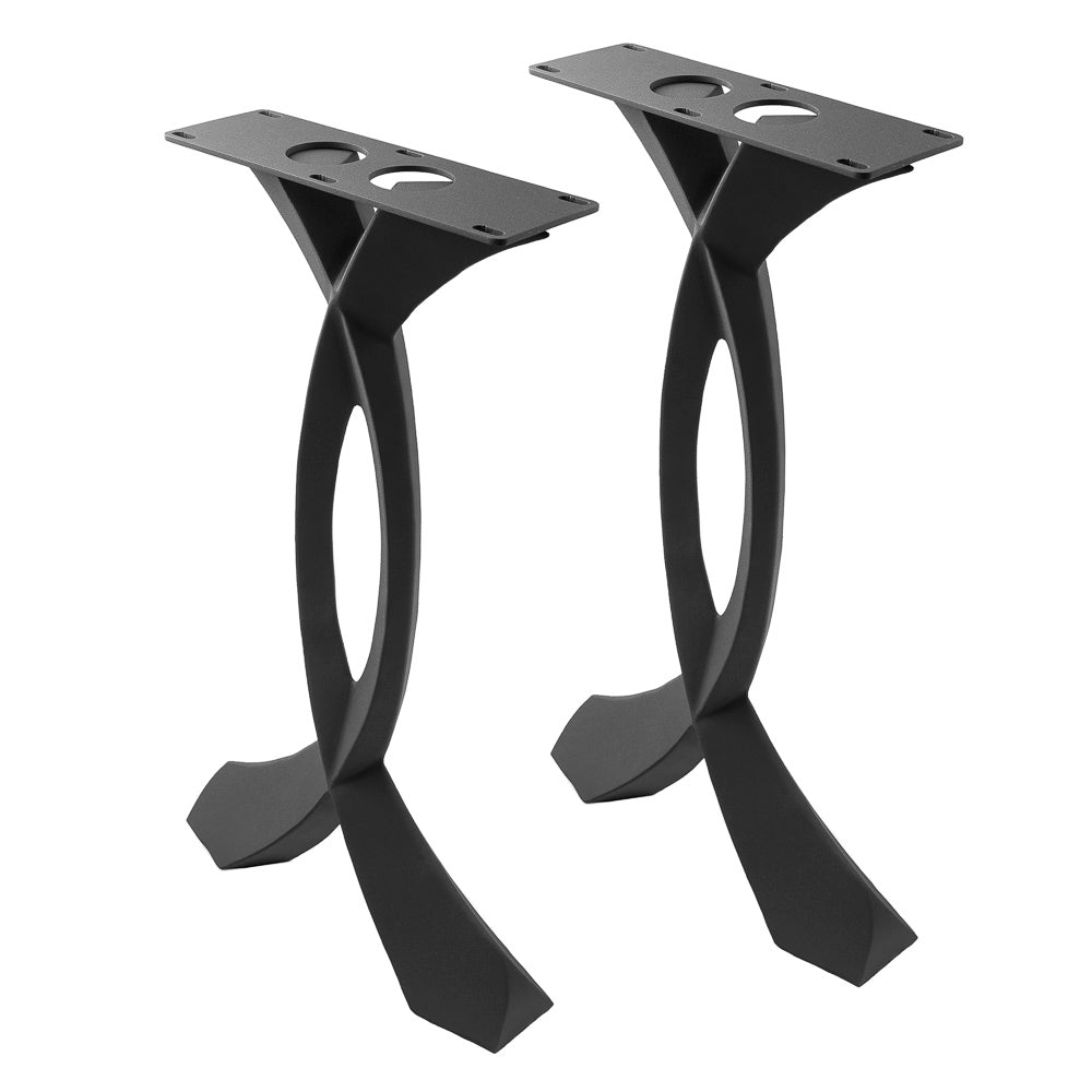 Console Table Legs 207 Curva 28" H Metal Furniture for Modern Custom Style
