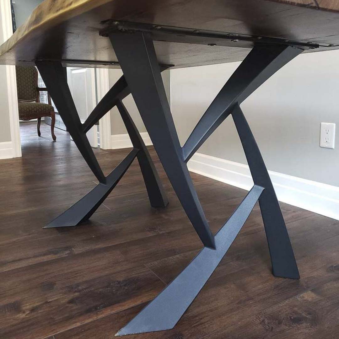 Furniture Legs 411 Draco 28.4" H Metal DIY Dining Table Legs