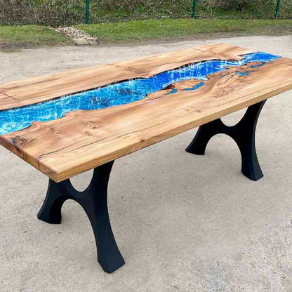 Table Legs 405 Haru 28.2" H Metal Dining Furniture Legs