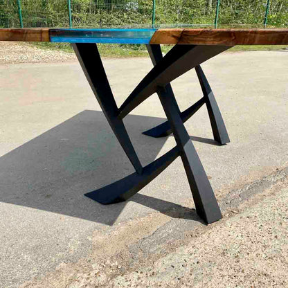 Furniture Legs 411 Draco 28.4" H Metal DIY Dining Table Legs