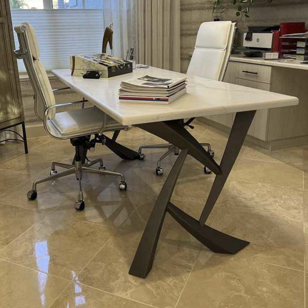 Furniture Legs 411 Draco 28.4" H Metal DIY Dining Table Legs