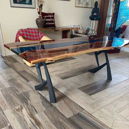 Furniture Legs 411 Draco 28.4" H Metal DIY Dining Table Legs