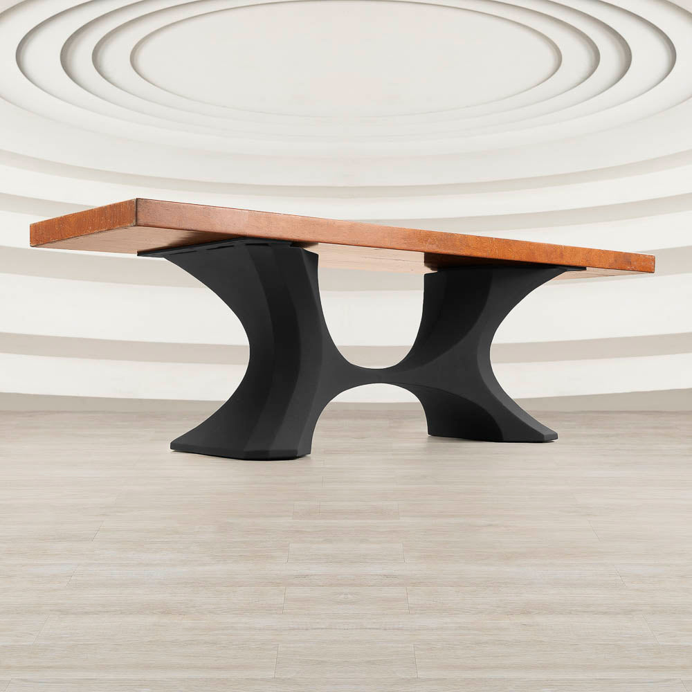 Coffee Table Base 208 Haru 16" H Handmade Furniture with Contemporary Style