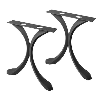 Table Legs 421 Xeni 28.2" H X-Shaped Metal Dining Furniture