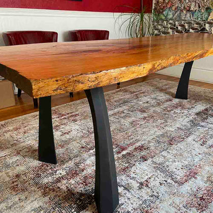 Furniture Legs 419 Nura 28" H Metal Modern Dining Table Legs