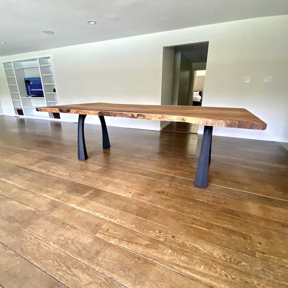 Furniture Legs 419 Nura 28" H Metal Modern Dining Table Legs