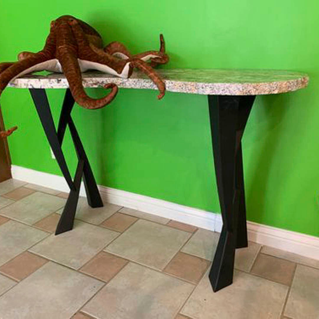 Console Table Legs 203 Draco 28" H Mid-Century Modern Style