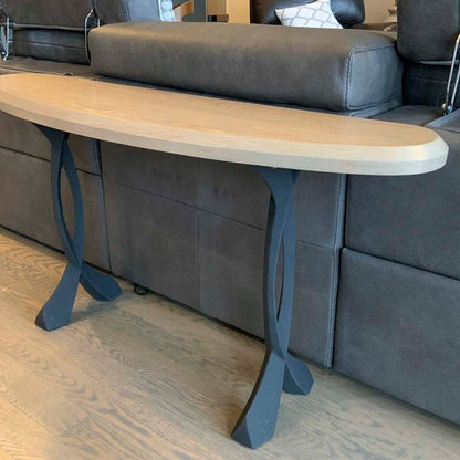 Console Table Legs 207 Curva 28" H Metal Furniture for Modern Custom Style