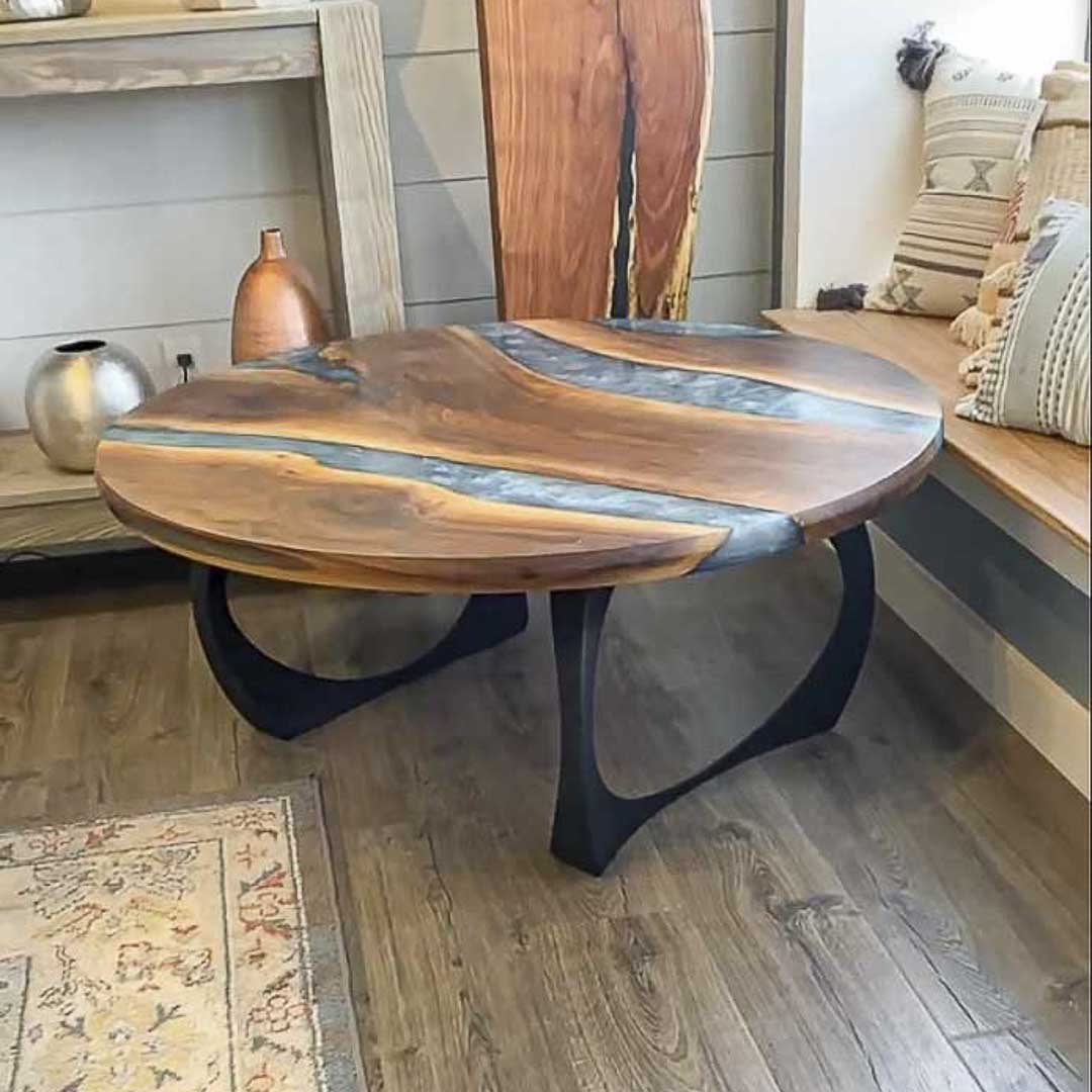 Coffee Table Legs 212 Cleo 16" H Scandinavian Handcrafted DIY