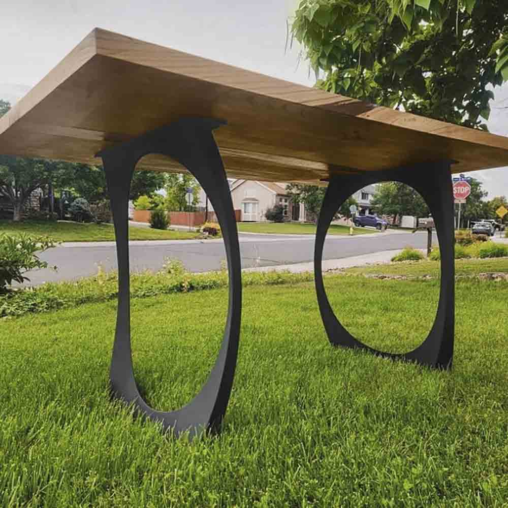 Table Legs 409 Cleo 28" H Metal Dining Furniture Legs