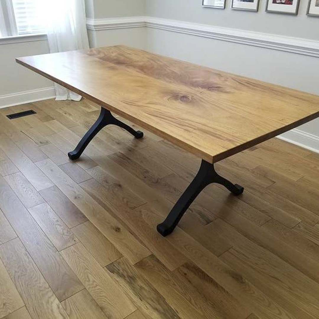 Furniture Legs 401 Wishbone 28.3" H Modern Metal Dining Table Legs