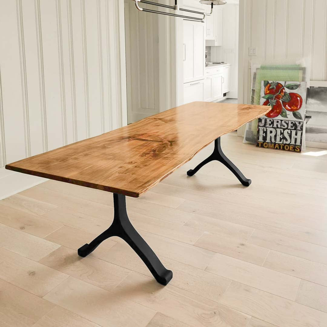 Furniture Legs 401 Wishbone 28.3" H Modern Metal Dining Table Legs