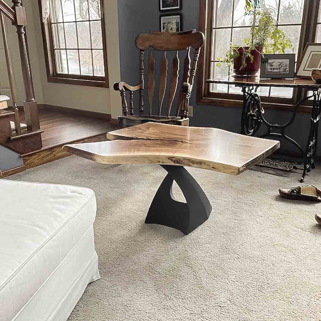 Coffee Table Base 121 Tulipe 16.2" H Mid-Century Modern Style