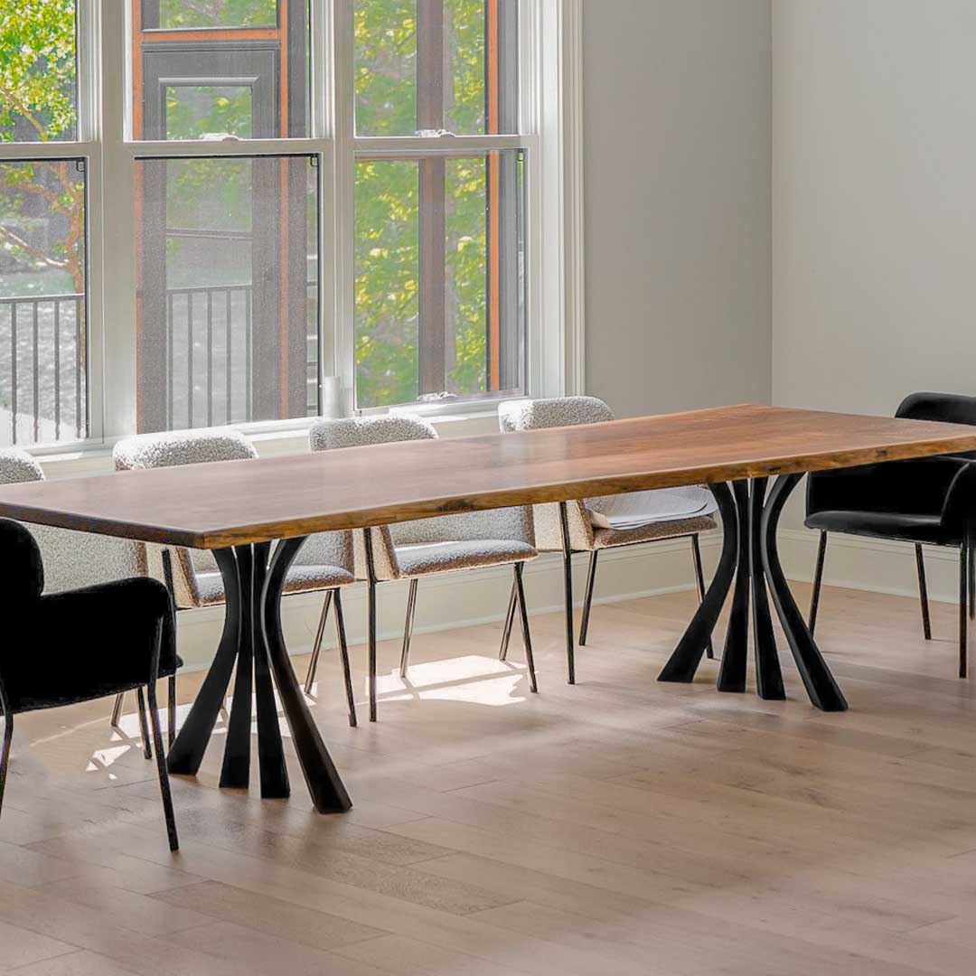 Furniture Legs 420 Akro 28.5" H Metal Handmade Dining Table Legs