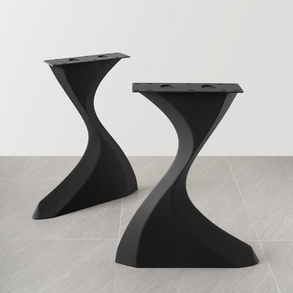 Furniture Legs 415 Botas 28" H Metal Dining Table Legs