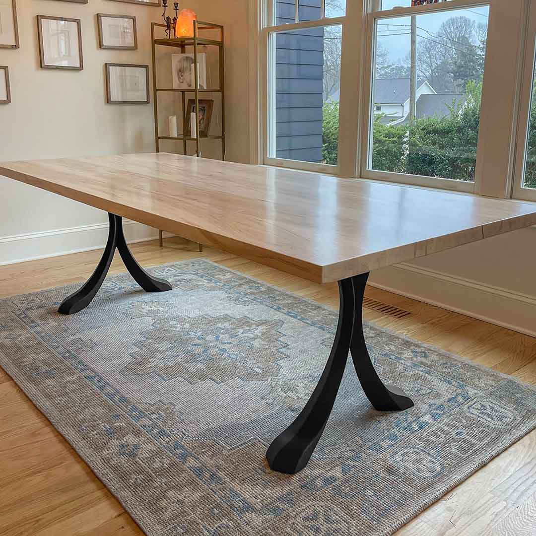 Table Legs 421 Xeni 28.2" H X-Shaped Metal Dining Furniture