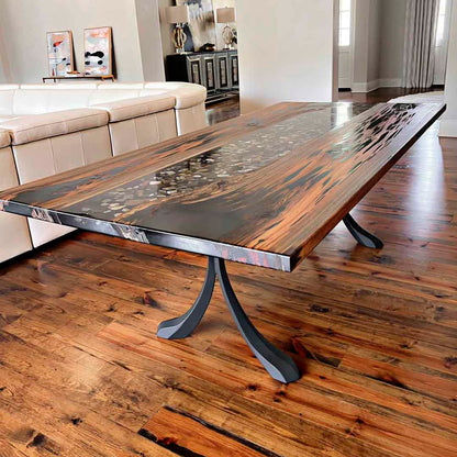 Table Legs 421 Xeni 28.2" H X-Shaped Metal Dining Furniture