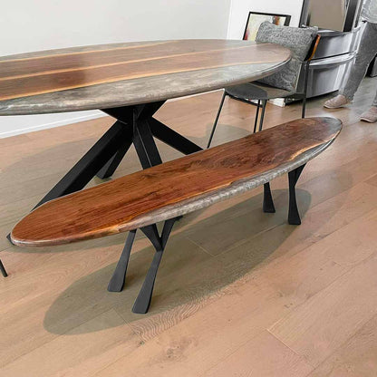 Bench Legs 115 Yami 16" H Mid-Century Modern Style