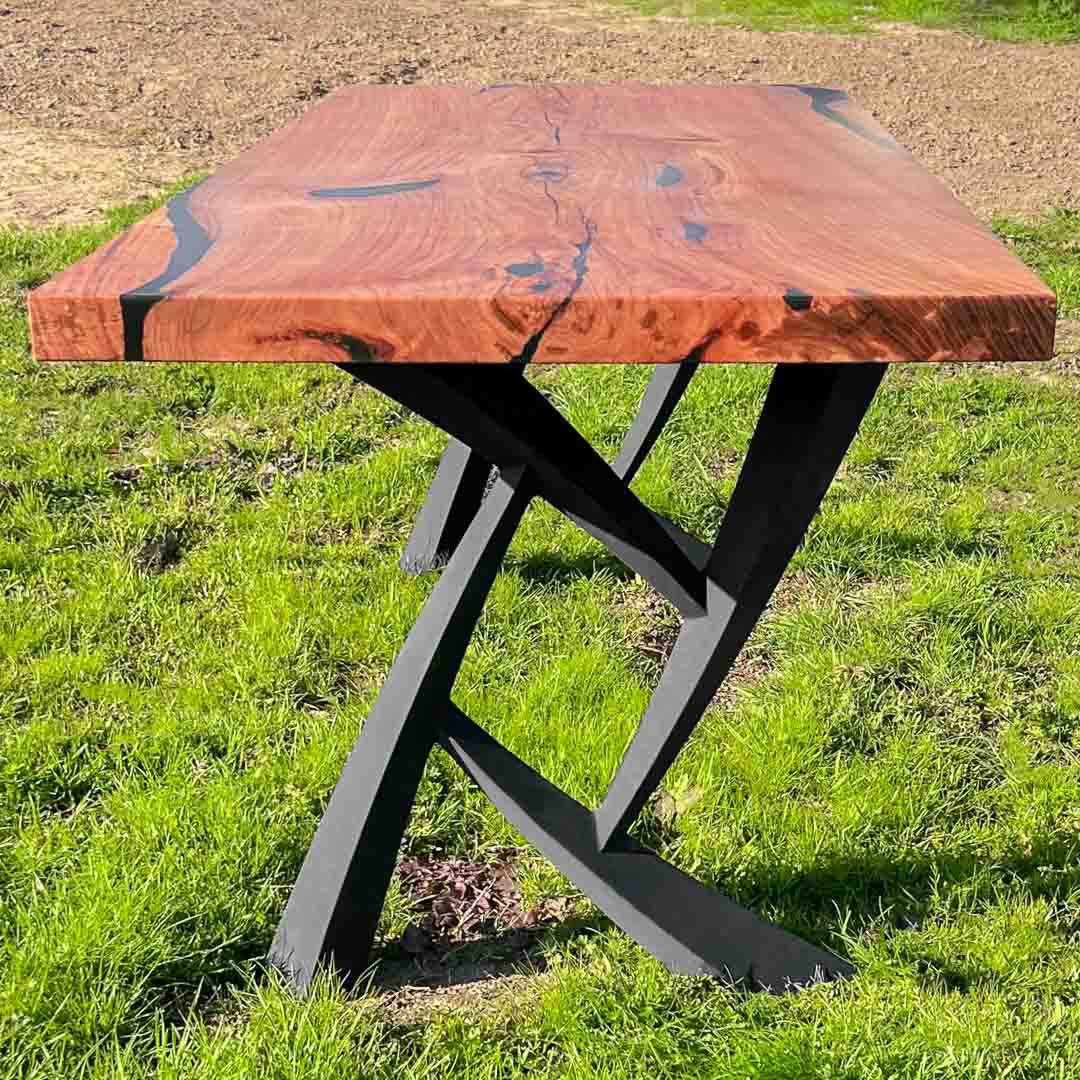 Furniture Legs 411 Draco 28.4" H Metal DIY Dining Table Legs