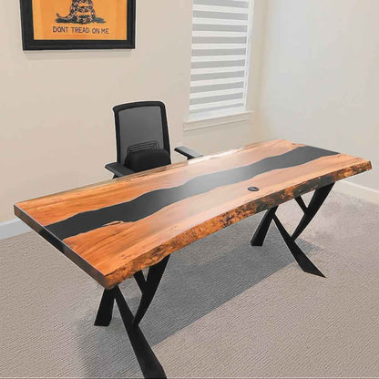 Furniture Legs 411 Draco 28.4" H Metal DIY Dining Table Legs