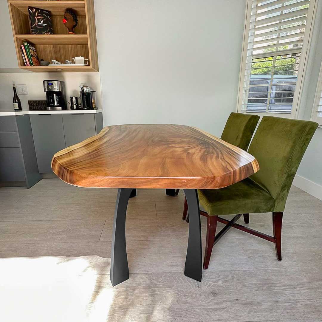 Furniture Legs 419 Nura 28" H Metal Modern Dining Table Legs