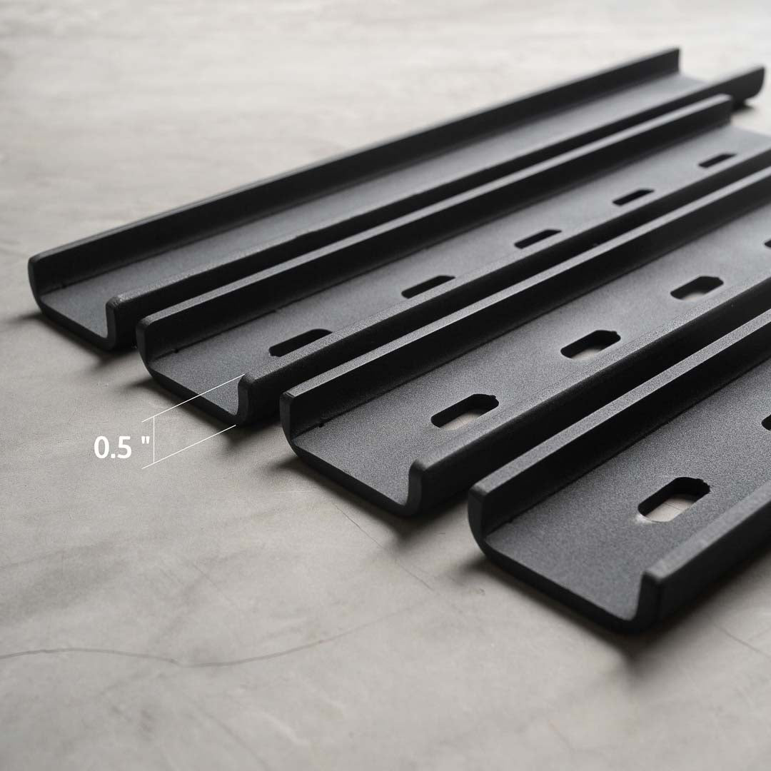 Reinforce C Channel for Tabletop | Multiple size | Set of 2 Pieces | Table Leg Hardware