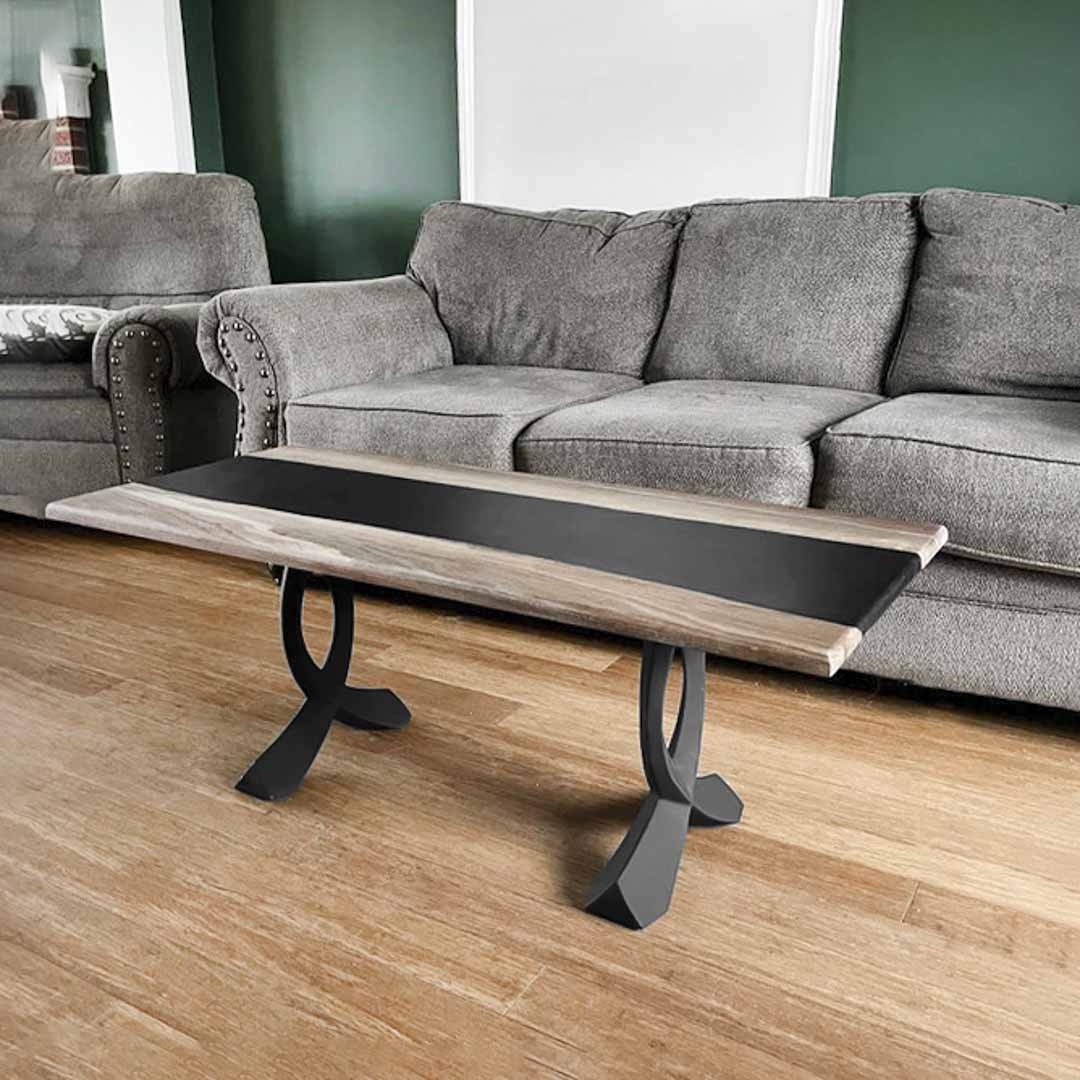 Bench Legs 108/128 Curva 16" H Curved Metal Furniture Legs