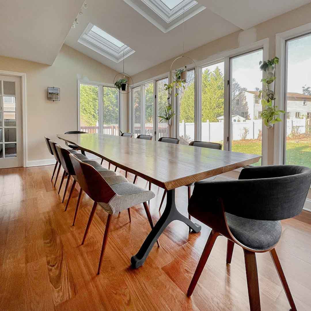 Furniture Legs 401 Wishbone 28.3" H Modern Metal Dining Table Legs