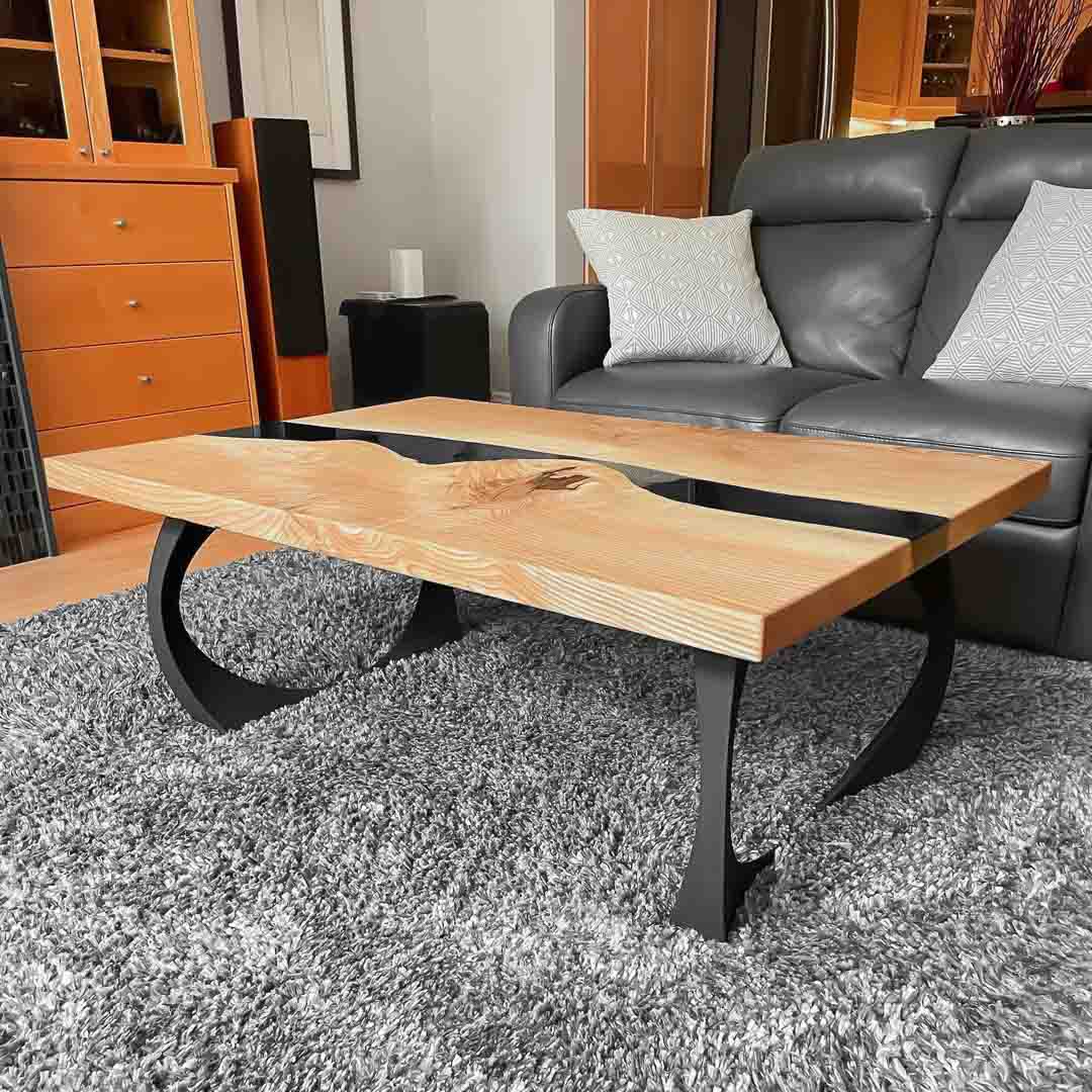 Coffee Table Legs 212 Cleo 16" H Scandinavian Handcrafted DIY