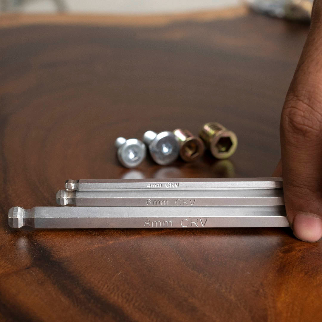 Threaded Inserts And Bolts | Size M6 and M8 | 20 Sets | Table Leg Hardware