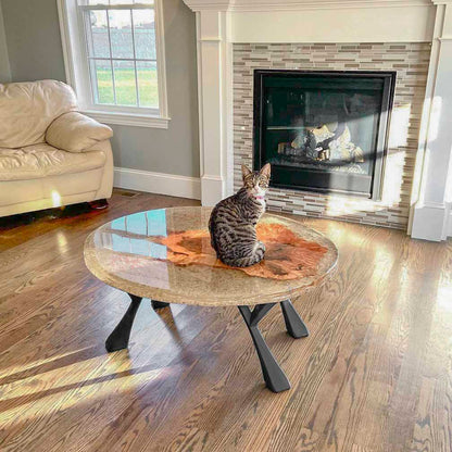 Bench Legs 115 Yami 16" H Mid-Century Modern Style