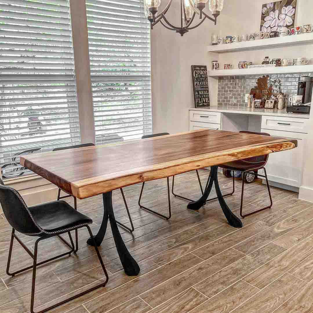 Table Legs 421 Xeni 28.2" H X-Shaped Metal Dining Furniture