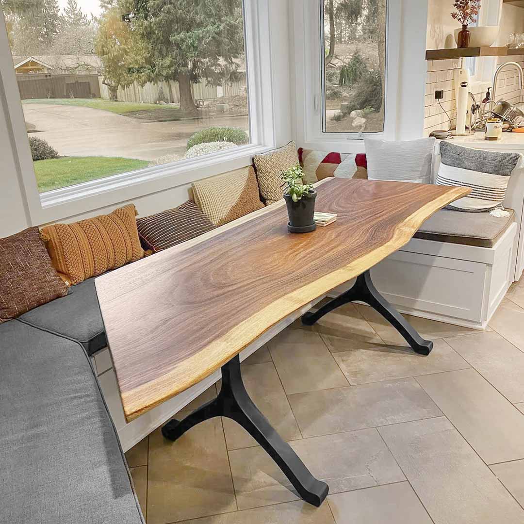 Furniture Legs 401 Wishbone 28.3" H Modern Metal Dining Table Legs