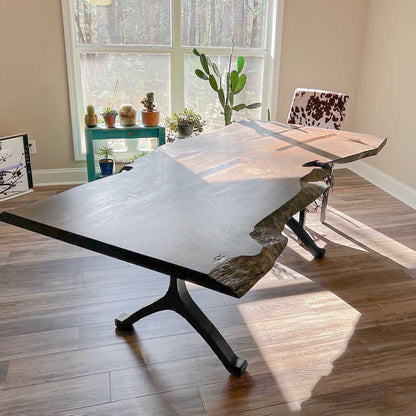 Furniture Legs 401 Wishbone 28.3" H Modern Metal Dining Table Legs